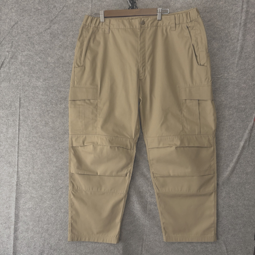 Vertx Phantom Ops Tactical Pants Mens 40 x 30 Tan Rip Stop Double Knee SIZE NOTE